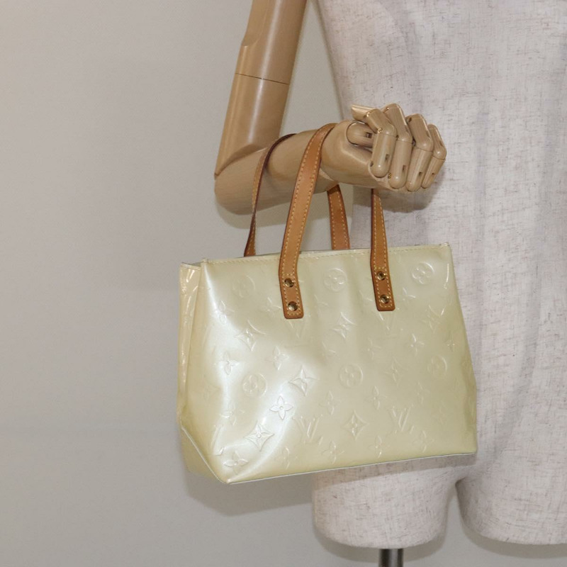 【日本直送】路易威登 Monogram Vernis Reade PM 手提包 Perle M91336 LV Auth 139003-20