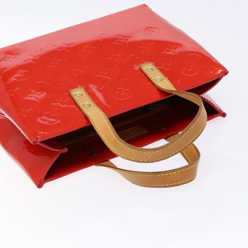 【日本直送】路易威登 Monogram Vernis Reade PM 手提包 紅色 M91088 LV 正品 ep10371-5