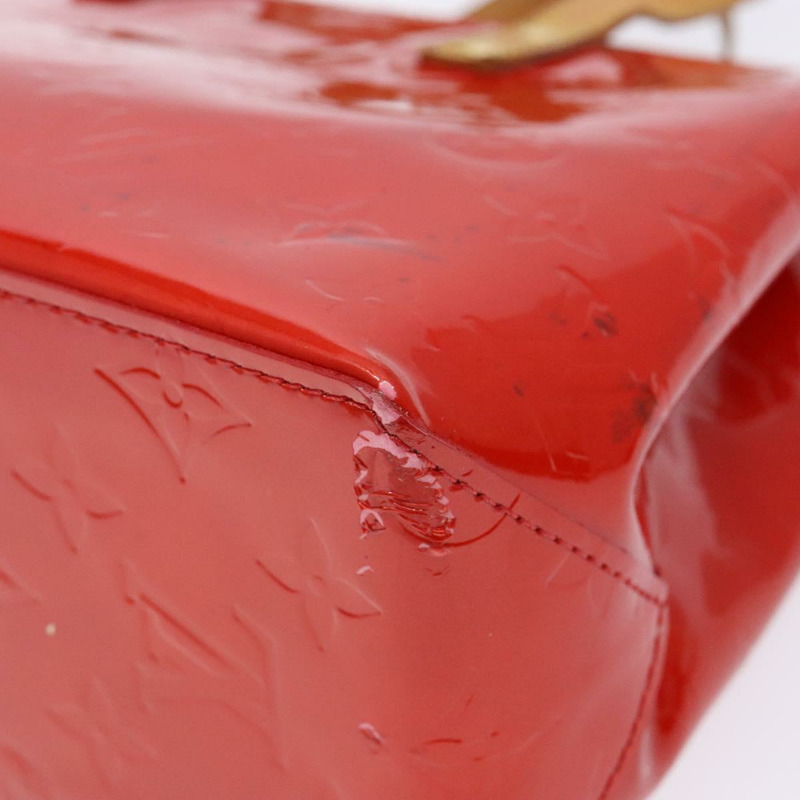 【日本直送】路易威登 Monogram Vernis Reade PM 手提包 紅色 M91088 LV 正品 ep10371-8