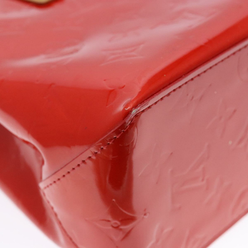 【日本直送】路易威登 Monogram Vernis Reade PM 手提包 紅色 M91088 LV 正品 ep10371-15
