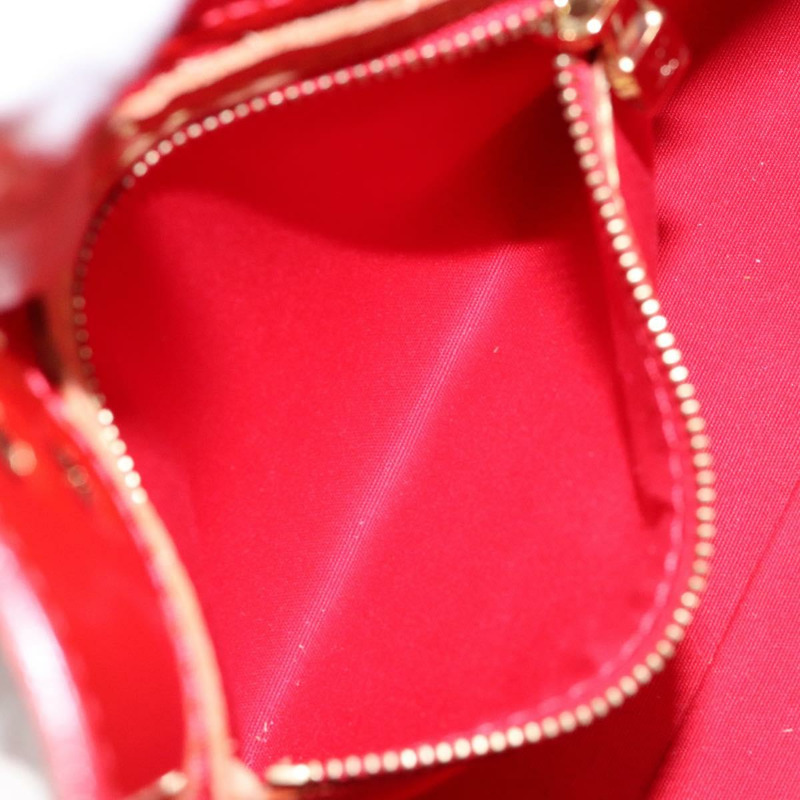 【日本直送】路易威登 Monogram Vernis Reade PM 手提包 紅色 M91088 LV 正品 ep10371-19