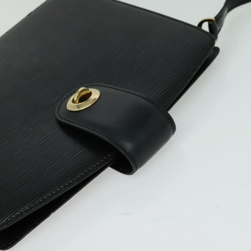 【日本直送】路易威登 Epi Capuchin 單肩包 黑色 M52342 LV 正品 ep10154-5