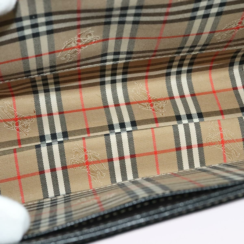 【日本直送】Burberrys 手提包 皮革 2way 黑色金色 正品 ep10348-11