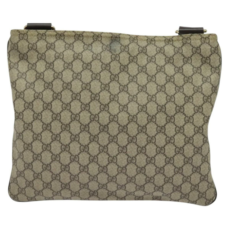 【日本直送】GUCCI GG Supreme 單肩包 PVC 米色 金色 201446 正品 ep10294-1