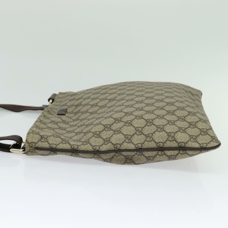 【日本直送】GUCCI GG Supreme 單肩包 PVC 米色 金色 201446 正品 ep10294-2