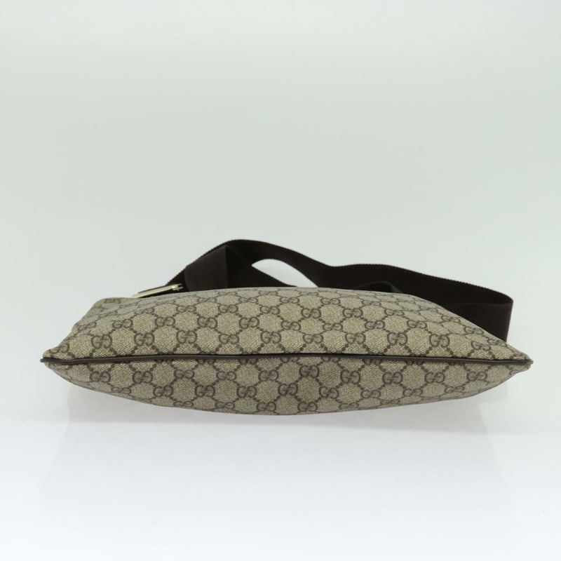 【日本直送】GUCCI GG Supreme 單肩包 PVC 米色 金色 201446 正品 ep10294-4