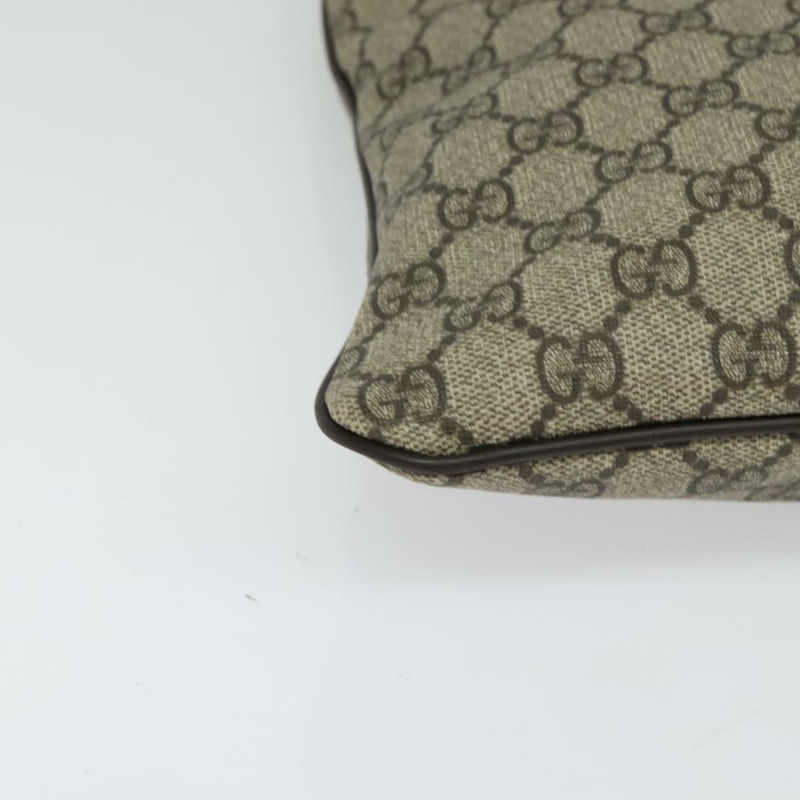 【日本直送】GUCCI GG Supreme 單肩包 PVC 米色 金色 201446 正品 ep10294-8