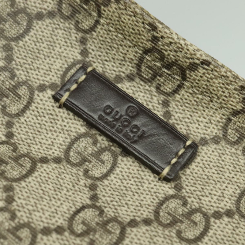 【日本直送】GUCCI GG Supreme 單肩包 PVC 米色 金色 201446 正品 ep10294-16