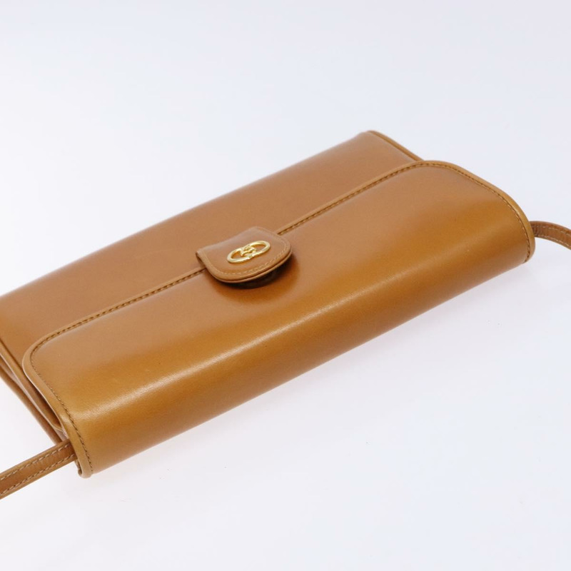 【日本直送】GUCCI 棕色金色皮革單肩包 004 056 0002 正品 ep10168-5