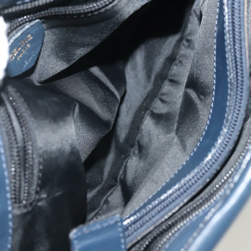 【日本直送】CELINE 尼龍海軍藍金色手提包 正品 ep10381-9