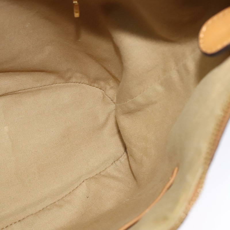 【日本直送】MCM Logoogram Vicetos 單肩包 PVC 皮革 棕色 金色 正品 138000-16