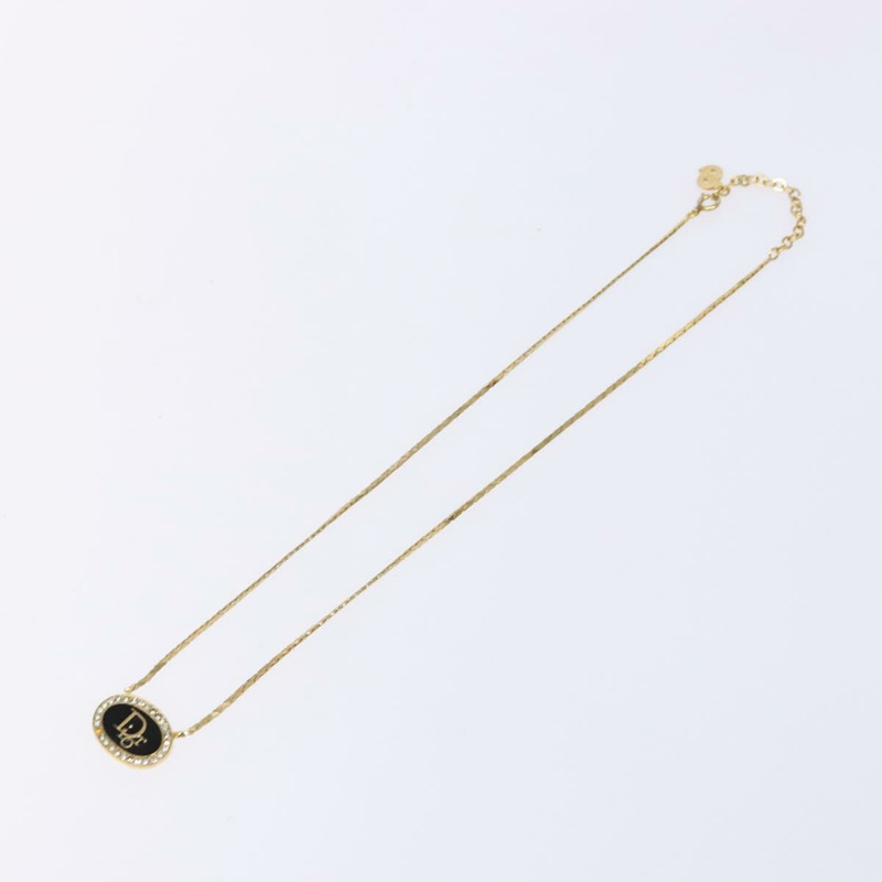 【日本直送】Christian Dior 項鍊 金屬 金 Auth 138902-1