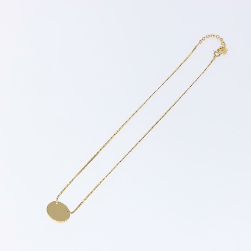 【日本直送】Christian Dior 項鍊 金屬 金 Auth 138902-7