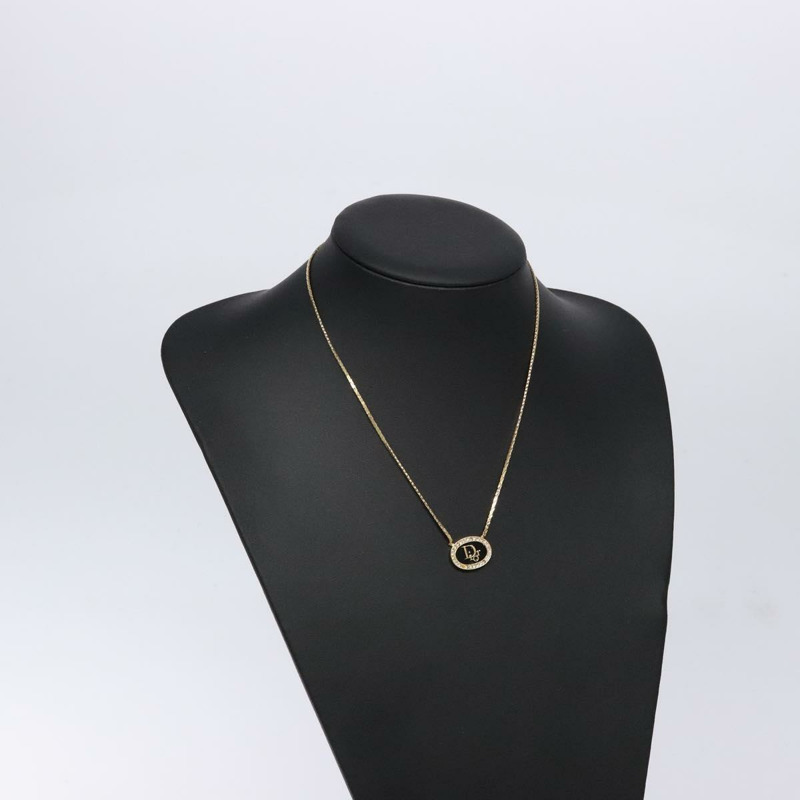 【日本直送】Christian Dior 項鍊 金屬 金 Auth 138902-12
