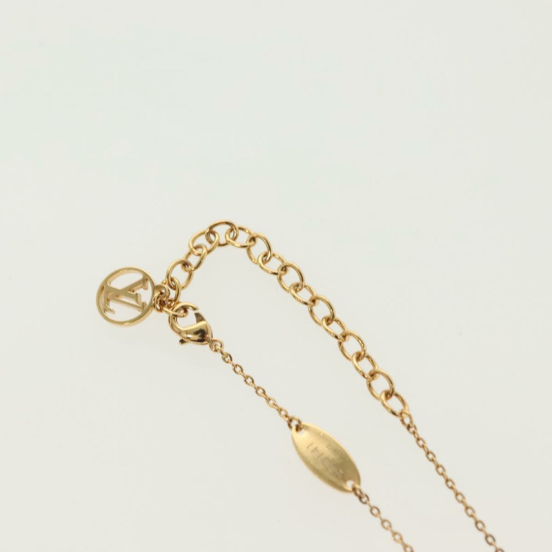 【日本直送】路易威登 Nanogram Collier Precious 項鍊，金屬金色，型號 M63141，正品編號 138918-5