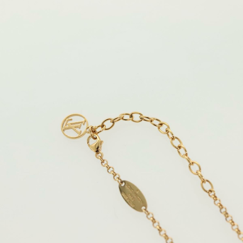 【日本直送】路易威登 Collier LV Tribute 項鍊 金屬金 M00569 LV Auth 138912-6