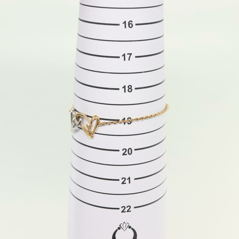 【日本直送】路易威登黃銅心形「墜入愛河」手鐲，金屬材質，貨號 M00466，LV 正品，編號 138914-12