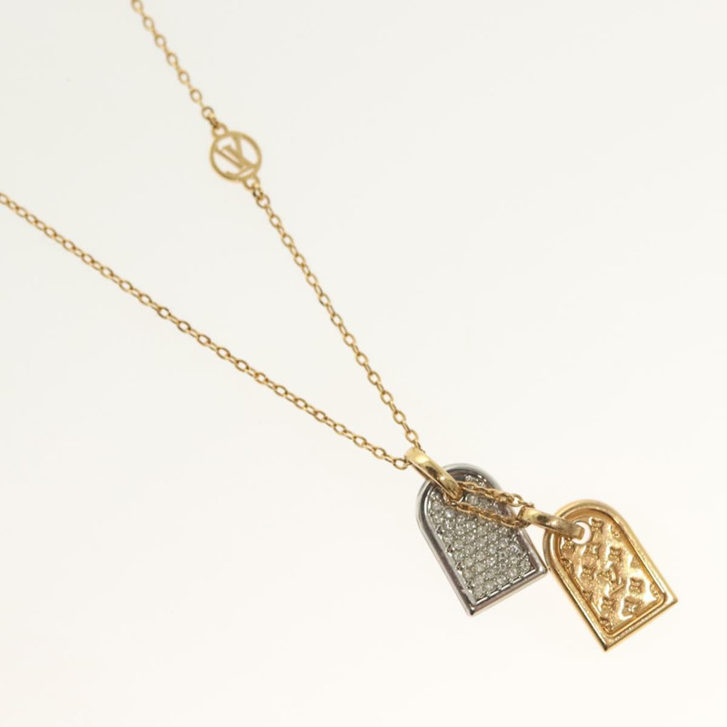 【日本直送】路易威登 Nanogram Collier 珍貴項鍊 金屬 金色 M00599 正品 138911-2