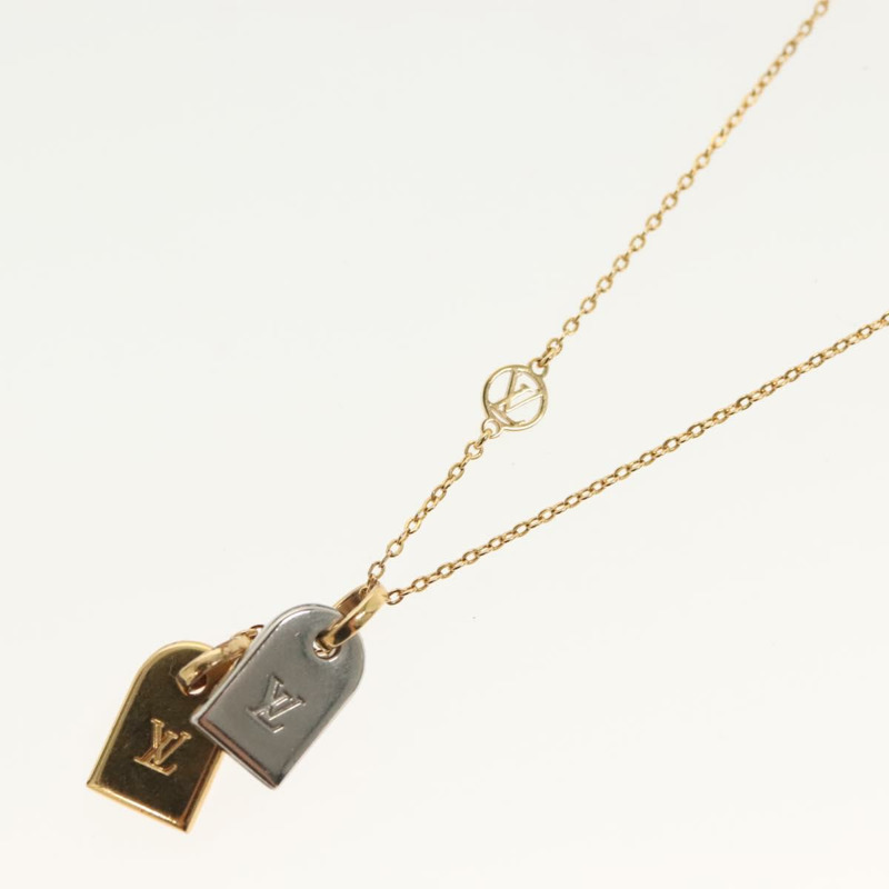 【日本直送】路易威登 Nanogram Collier 珍貴項鍊 金屬 金色 M00599 正品 138911-12