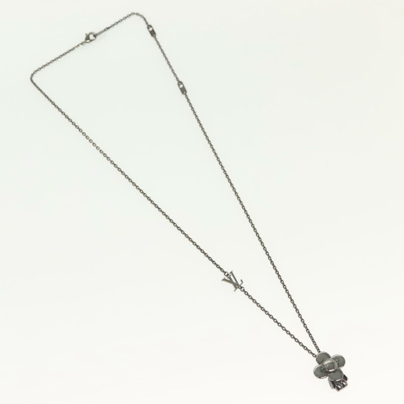 【日本直送】路易威登 Vivienne 吊墜項鍊 金屬槍灰 M00831 LV 正品 138910-1