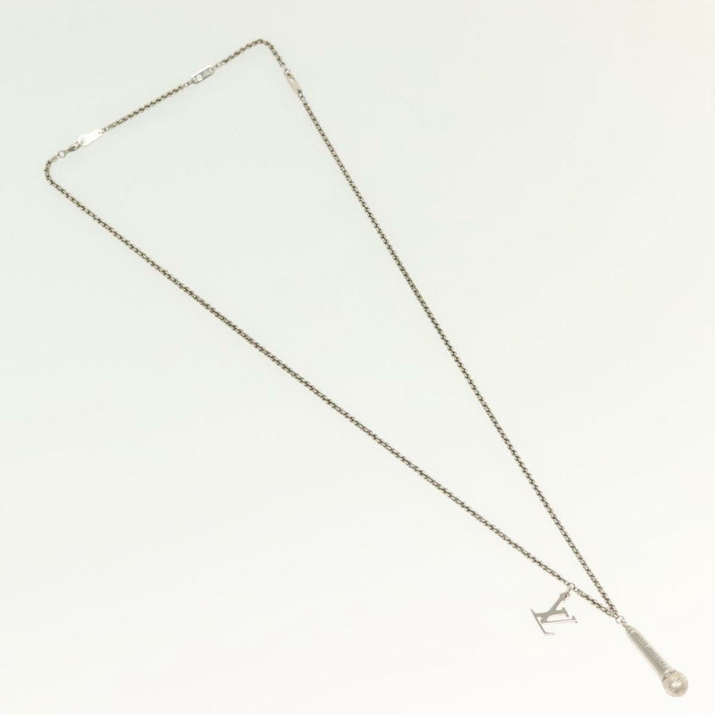 【日本直送】路易威登 DJ Vocabulary 項鍊 金屬 銀色 M69458 LV Auth 138915-1