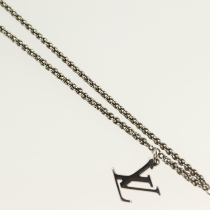 【日本直送】路易威登 DJ Vocabulary 項鍊 金屬 銀色 M69458 LV Auth 138915-3