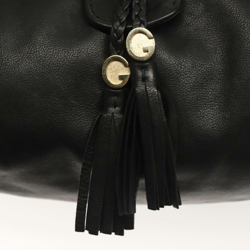 【日本直送】GUCCI 馬拉喀什手提包 皮革 黑色 金色 257029 正品 137913-17