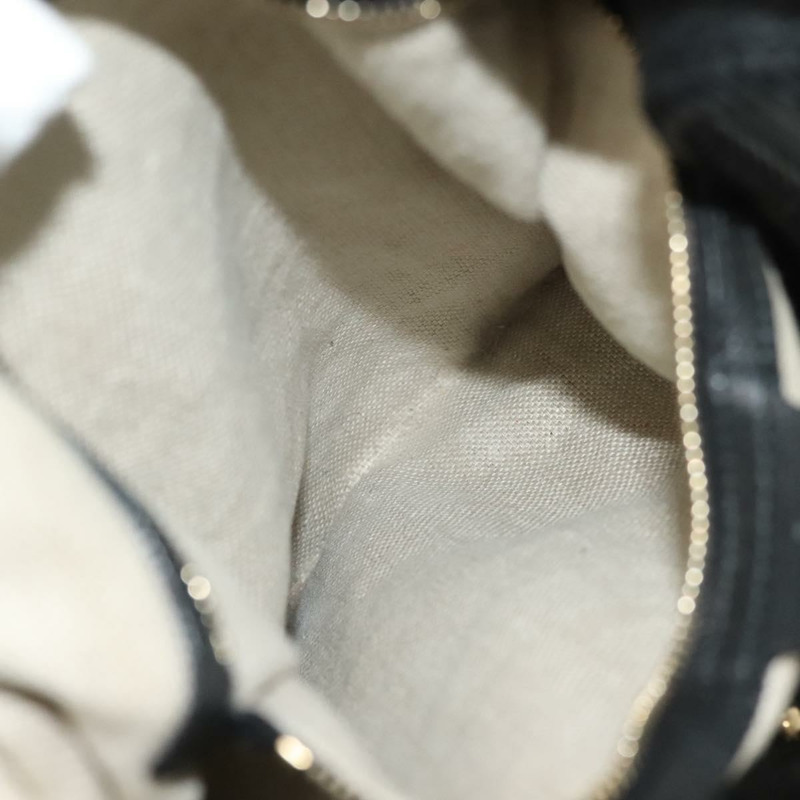 【日本直送】GUCCI 馬拉喀什手提包 皮革 黑色 金色 257029 正品 137913-21