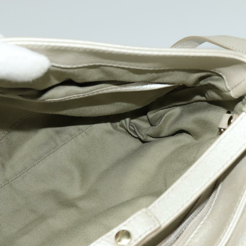 【日本直送】寶格麗 Chandra 肩背包,皮革材質,白色,金色,正品編號 138027-18