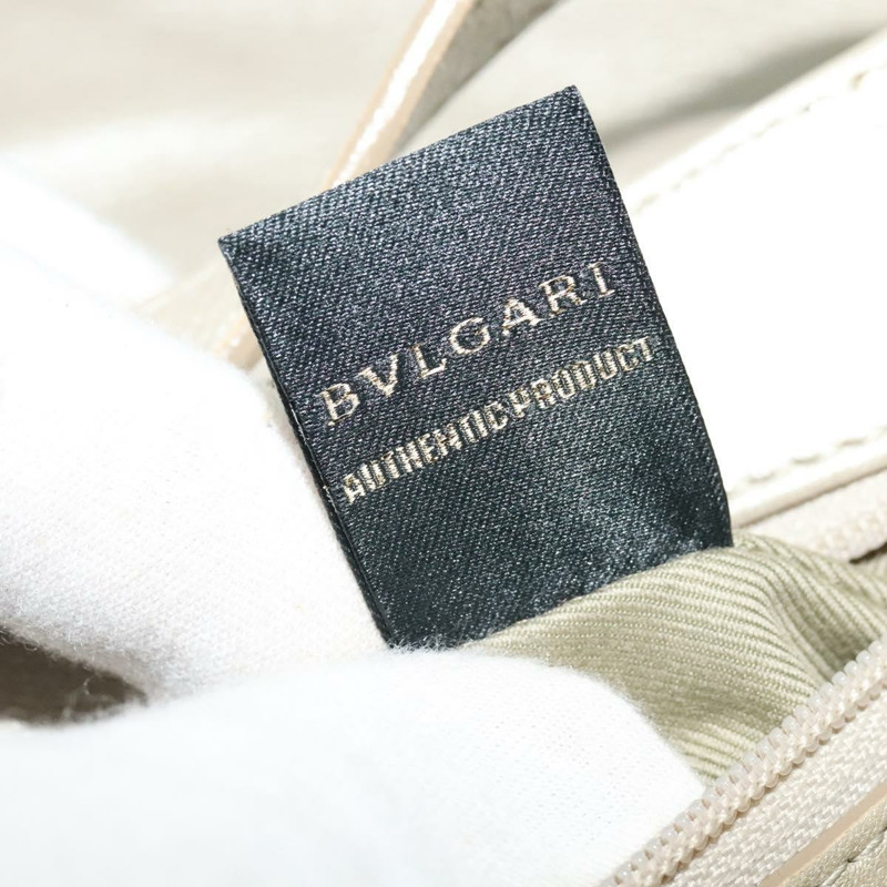 【日本直送】寶格麗 Chandra 肩背包,皮革材質,白色,金色,正品編號 138027-21