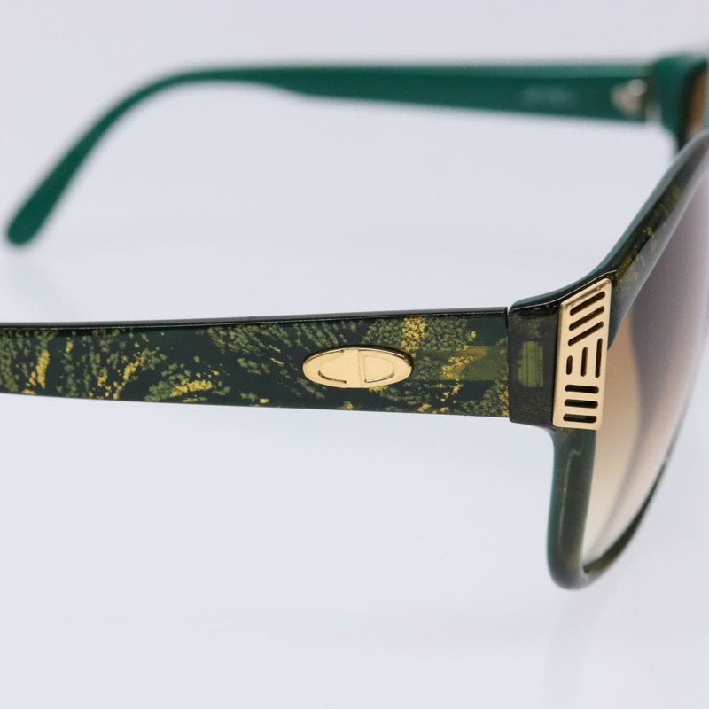 【日本直送】Christian Dior 太陽眼鏡 塑膠 綠色 正品 sw1409-7
