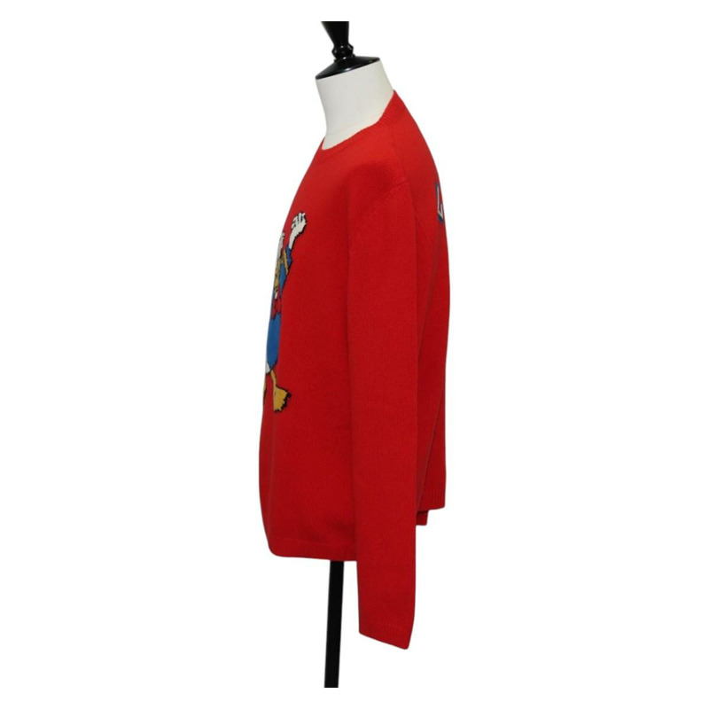 【日本直送】GUCCI迪士尼聯名針織羊毛上衣 XL 紅色 正品 139000-2