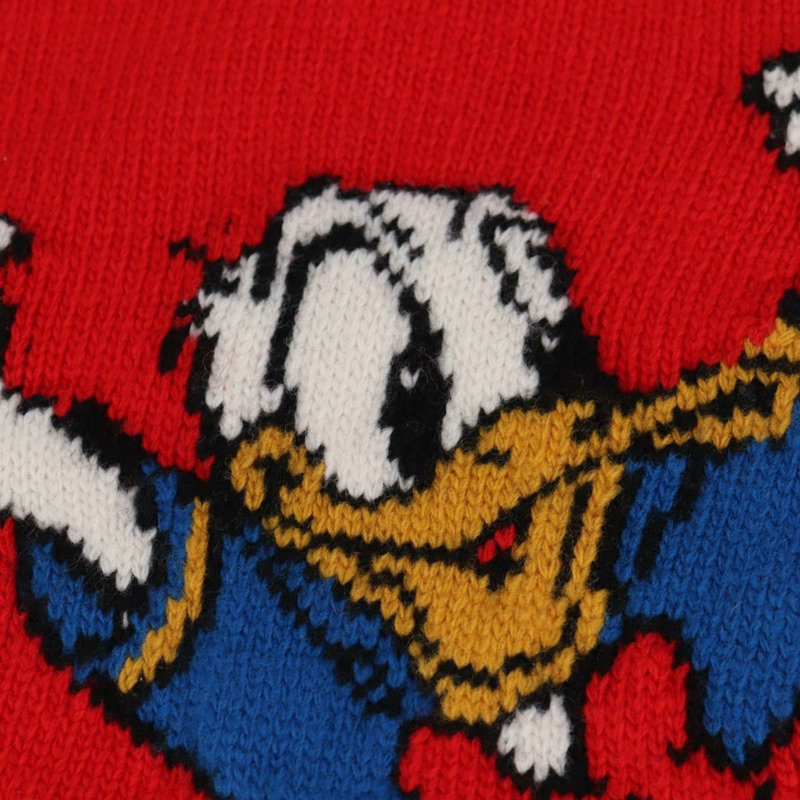 【日本直送】GUCCI迪士尼聯名針織羊毛上衣 XL 紅色 正品 139000-6