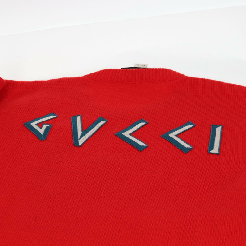 【日本直送】GUCCI迪士尼聯名針織羊毛上衣 XL 紅色 正品 139000-8