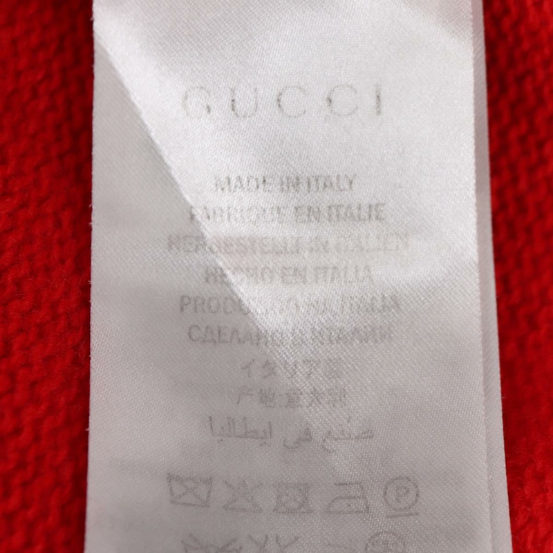 【日本直送】GUCCI迪士尼聯名針織羊毛上衣 XL 紅色 正品 139000-12