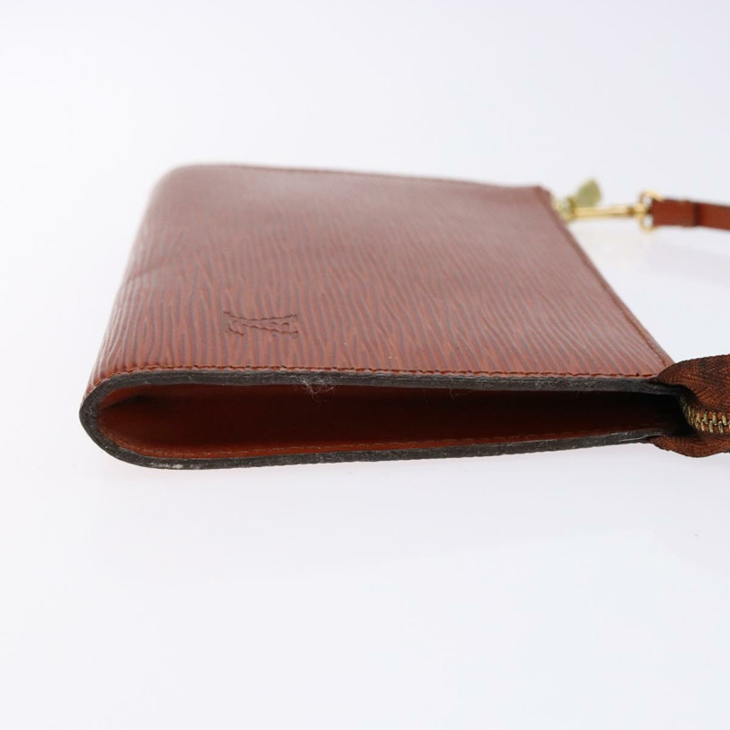 【日本直送】路易威登 Epi Pochette Accessoires 配件袋 棕色 M52953 正品 hk2893-2