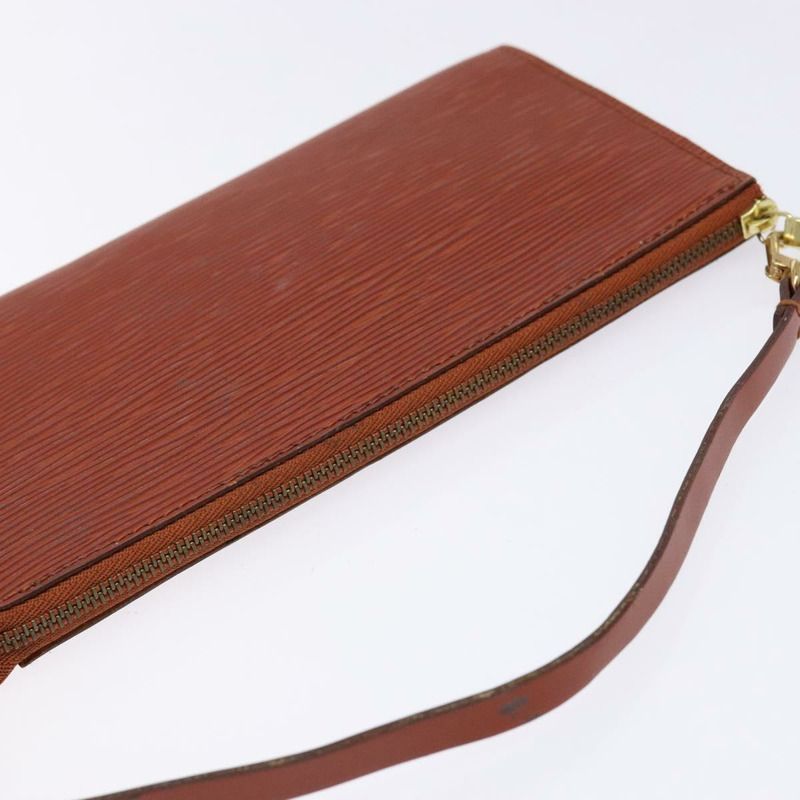 【日本直送】路易威登 Epi Pochette Accessoires 配件袋 棕色 M52953 正品 hk2893-5