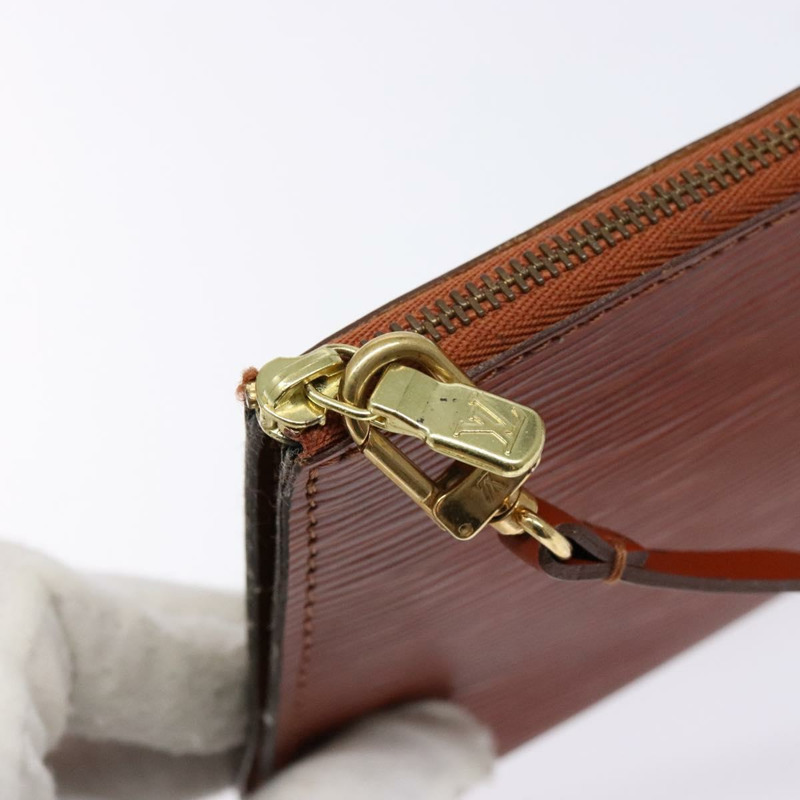 【日本直送】路易威登 Epi Pochette Accessoires 配件袋 棕色 M52953 正品 hk2893-9
