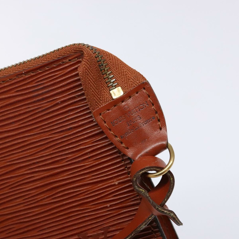 【日本直送】路易威登 Epi Pochette Accessoires 配件袋 棕色 M52953 正品 hk2893-16