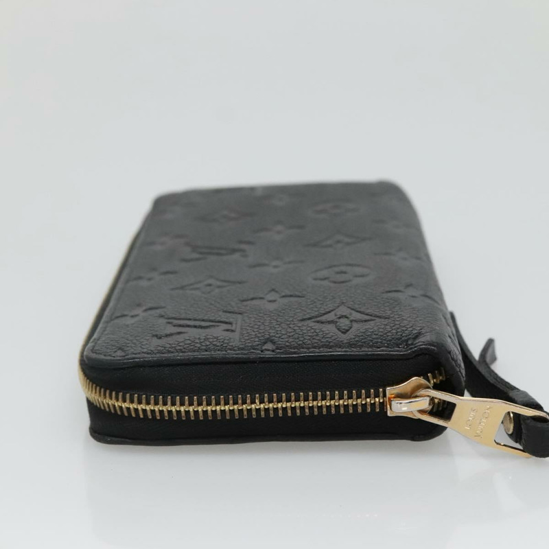 【日本直送】路易威登 Monogram Empreinte Zippy 錢包 皮夾 黑色 M61864 LV 正品 hk2892-2