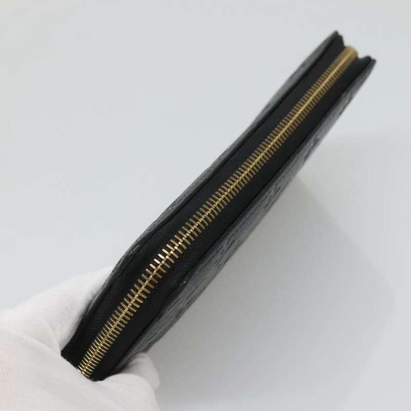 【日本直送】路易威登 Monogram Empreinte Zippy 錢包 皮夾 黑色 M61864 LV 正品 hk2892-4