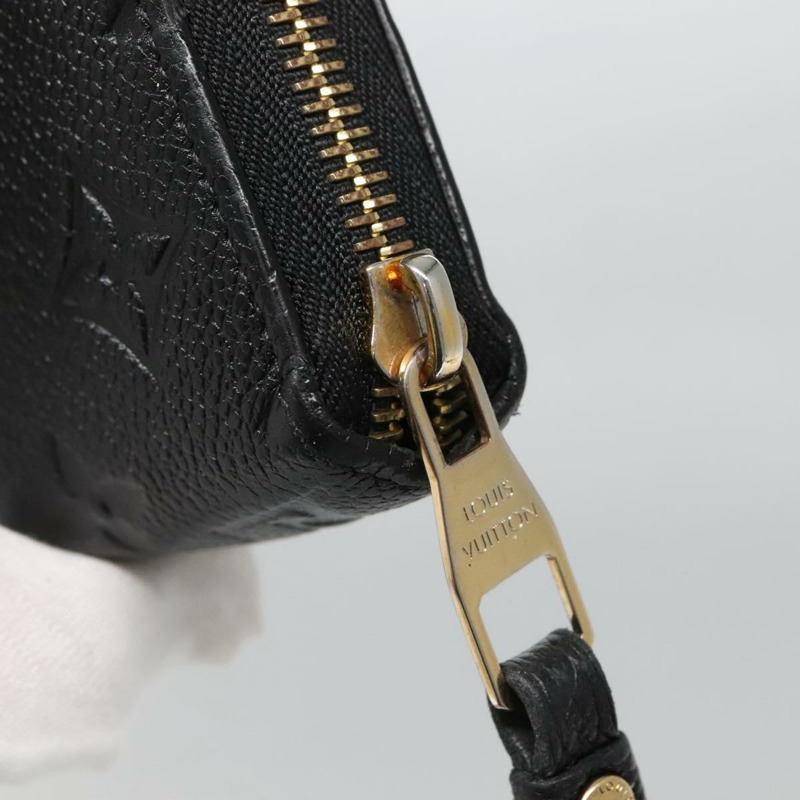 【日本直送】路易威登 Monogram Empreinte Zippy 錢包 皮夾 黑色 M61864 LV 正品 hk2892-7