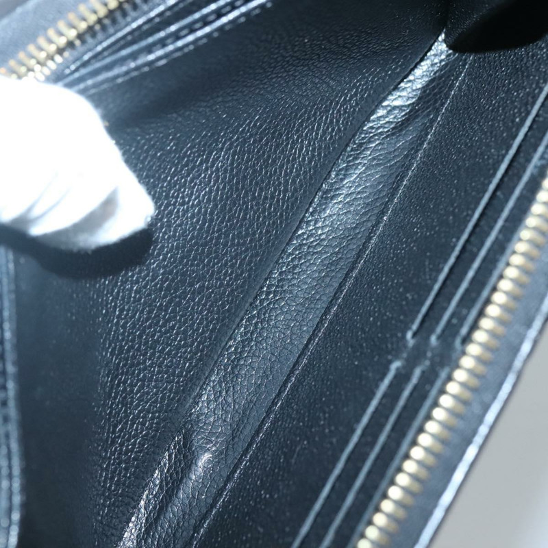 【日本直送】路易威登 Monogram Empreinte Zippy 錢包 皮夾 黑色 M61864 LV 正品 hk2892-20