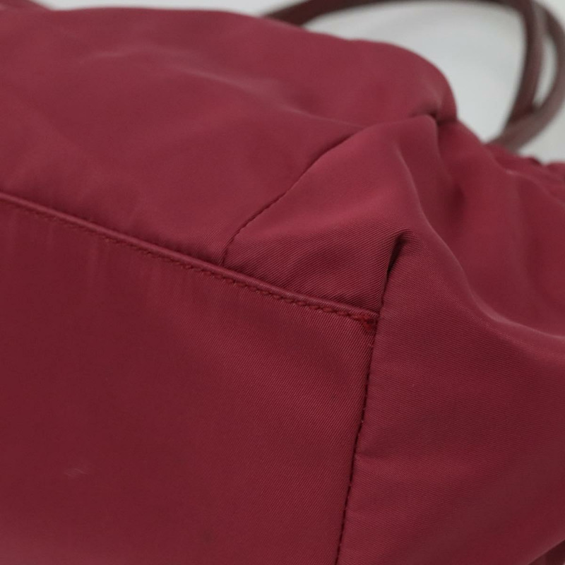 【日本直送】Salvatore Ferragamo Vala 托特包 尼龍 波爾多金 Auth hk2907-14