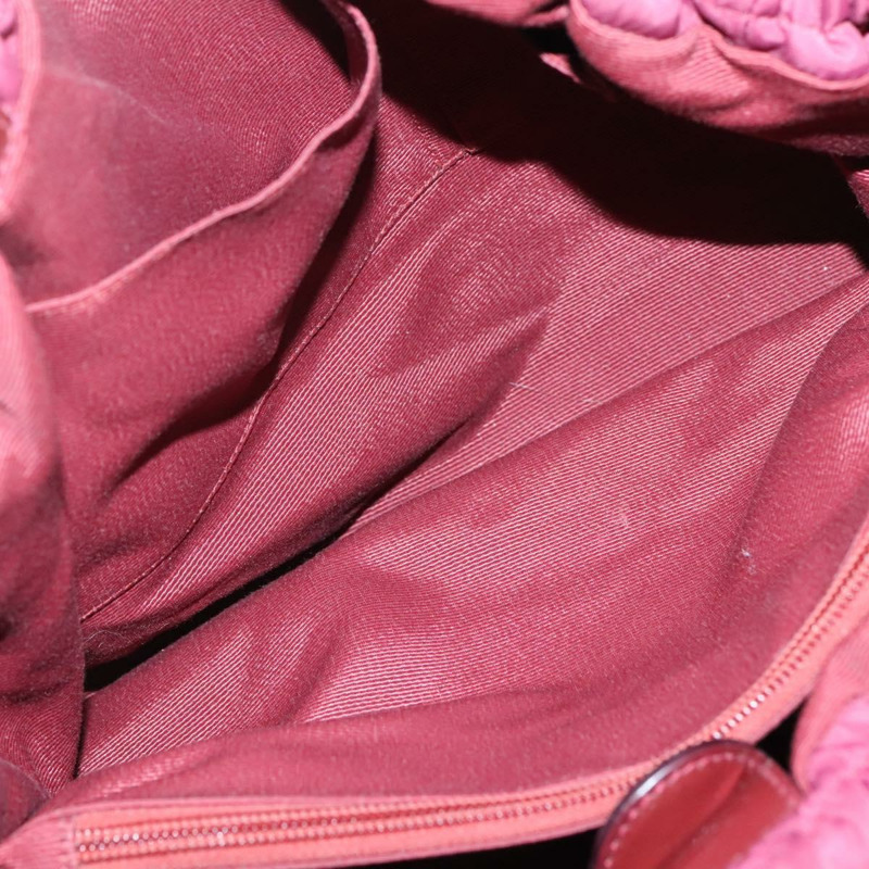 【日本直送】Salvatore Ferragamo Vala 托特包 尼龍 波爾多金 Auth hk2907-22