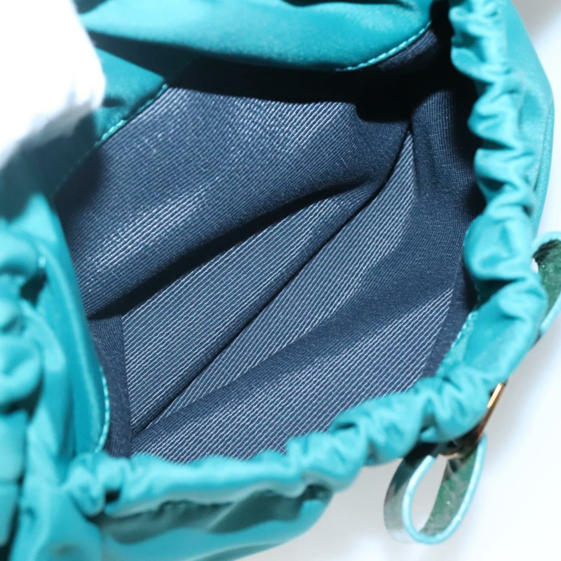 【日本直送】Salvatore Ferragamo Vala 托特包 尼龍 2way 綠金 Auth hk2908-25