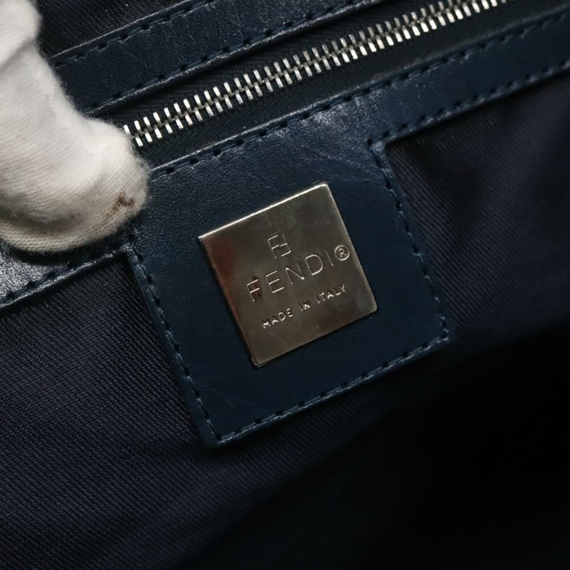 【日本直送】FENDI Zucca帆布手提包 綠色銀色 正品 137870-17