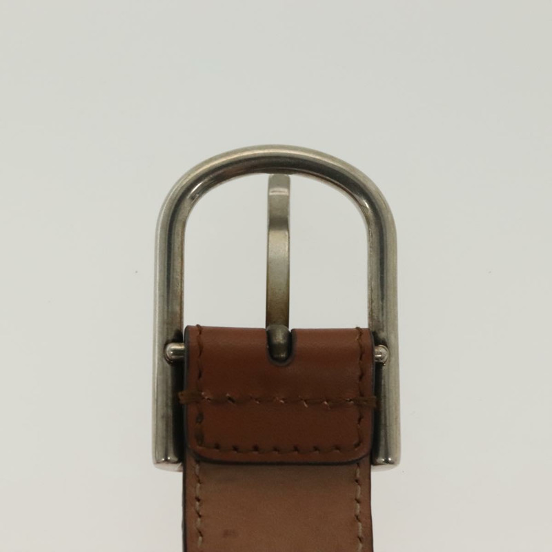 【日本直送】GUCCI Web Sherry Line 皮帶 皮革 40.2吋 棕色 紅色 綠色 368189 Auth sw1375-5