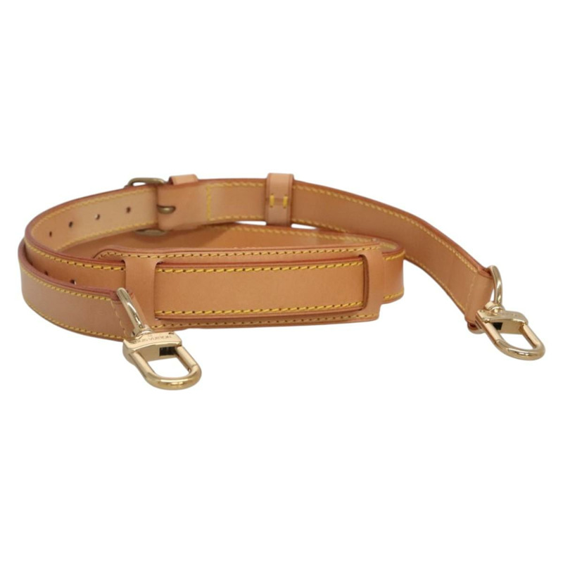 【日本直送】路易威登可調式肩帶,皮革材質,長度34.6英寸至42.5英寸,米色,正品編號137897-0