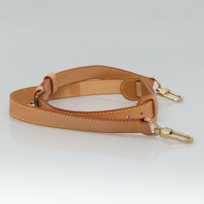 【日本直送】路易威登可調式肩帶,皮革材質,長度34.6英寸至42.5英寸,米色,正品編號137897-2